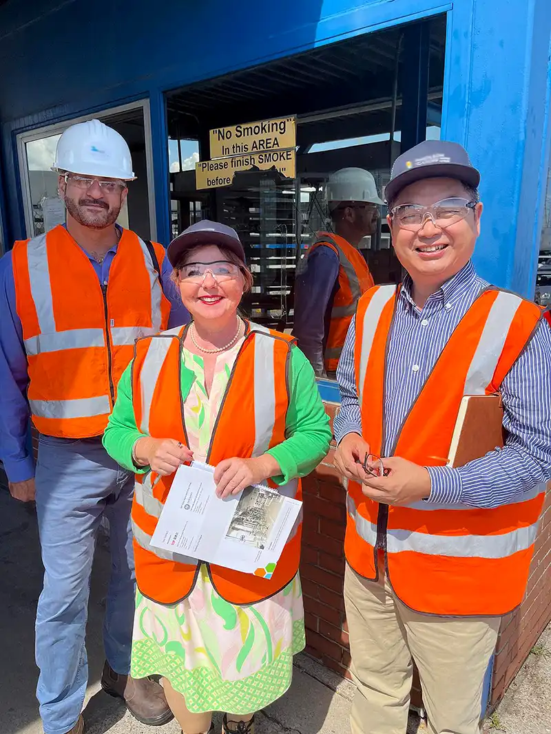 Image: Joint Customer Visit with our Distribution Partner and SSP